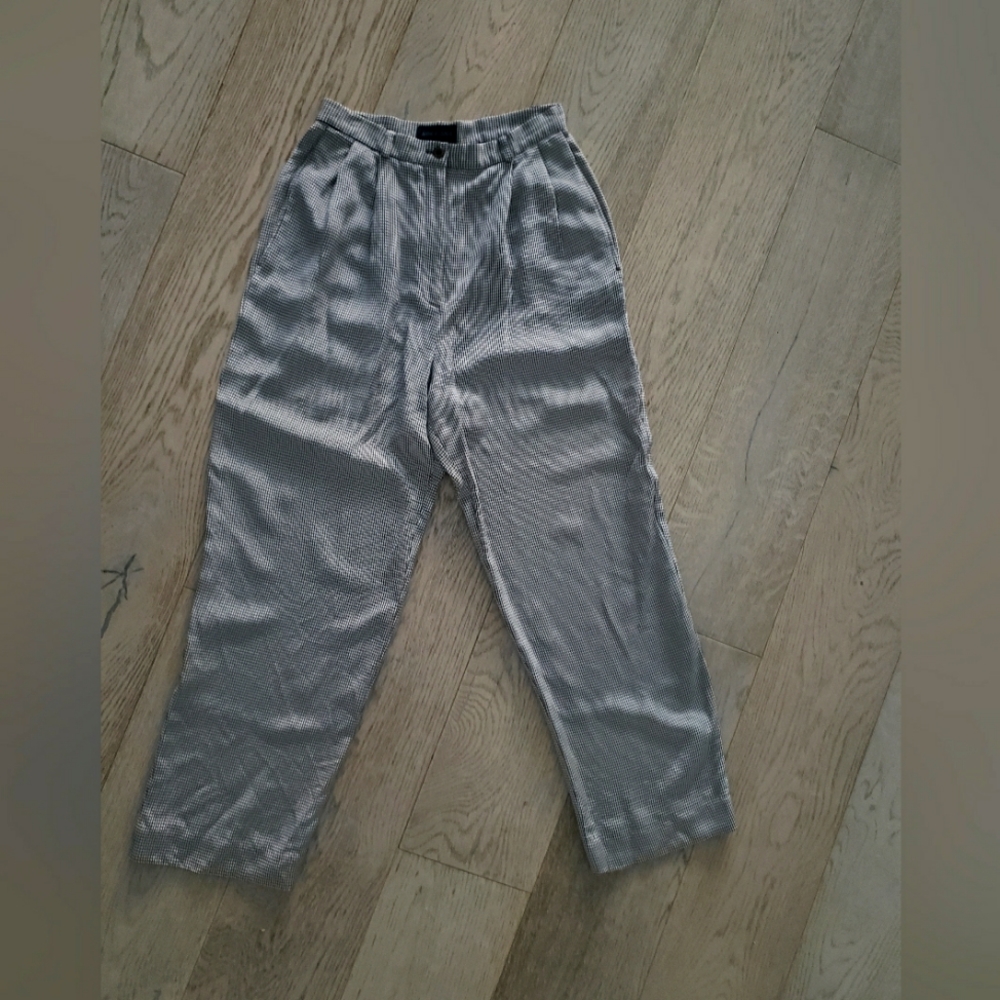 VINTAGE ANN KLEIN II 90S PLEATED BAGGIE DRESS PANTS SZ 6